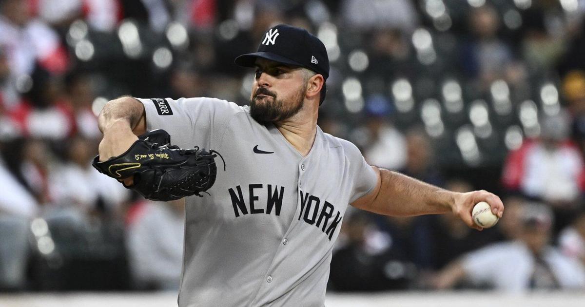 Carlos RodĂłn stars for the New York Yankees in return to Chicago