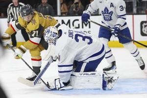 Matthews scores again and Domi has 2 goals as Maple Leafs beat Golden Knights 7-3