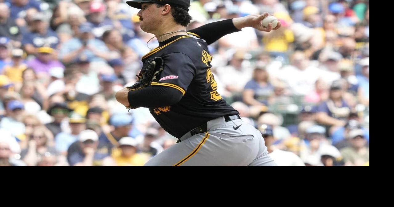 Rookie All-Star Paul Skenes pitches 7 no-hit innings in Milwaukee, but Holderman gives up hit in 8th