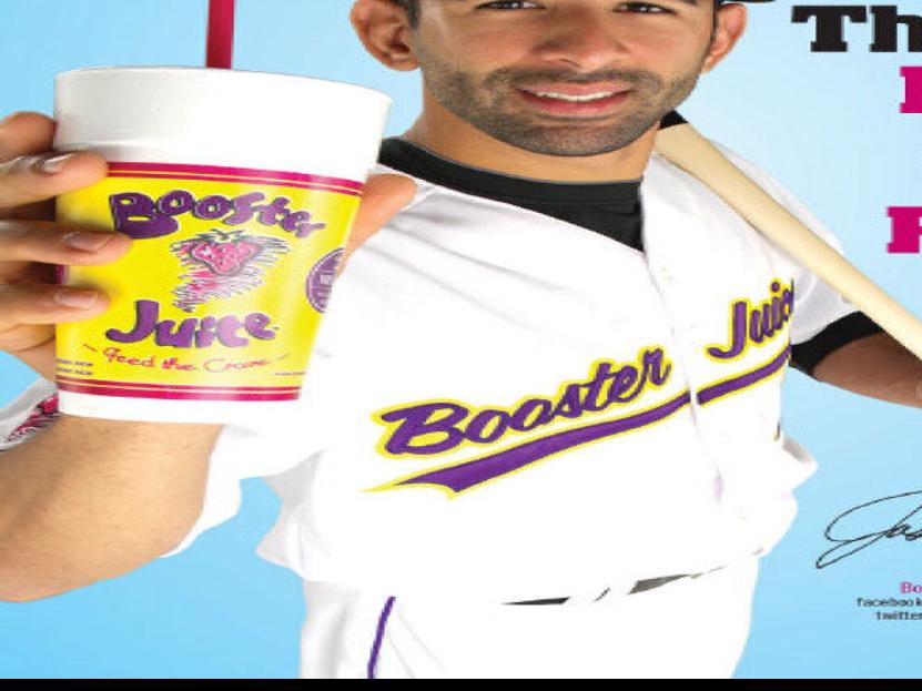 Booster Juice on X: Cheer on Captain Jose Bautista during the