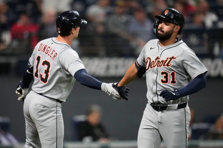 Tigers beat Guardians 4-2 to end 8-game skid and move back into tie for AL Central lead