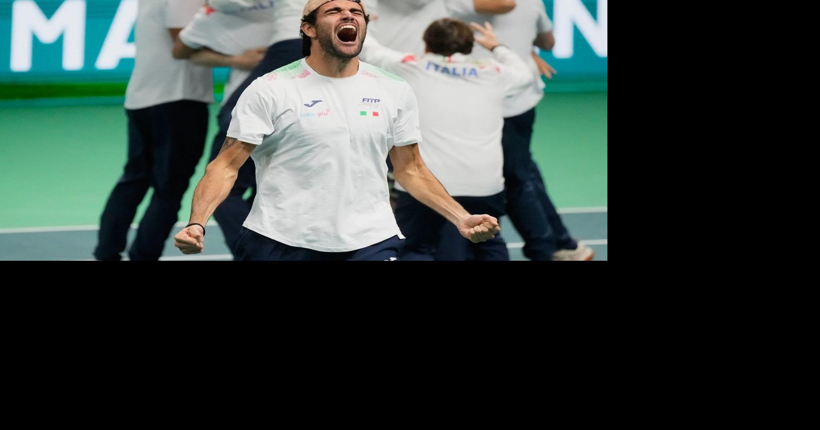 Italy wins Davis Cup for third straight year by beating Spain in final
