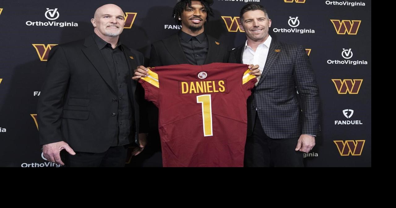 Daniels and the Commanders host the Panthers in a matchup of teams going in different directions