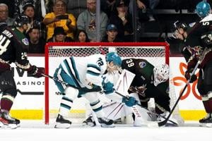 Ingram makes 21 saves for 3rd shutout, Maccelli scores in Coyotes' 1-0 victory over Sharks