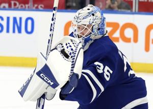 Maple Leafs sign goalie Dennis Hildeby to three-year deal