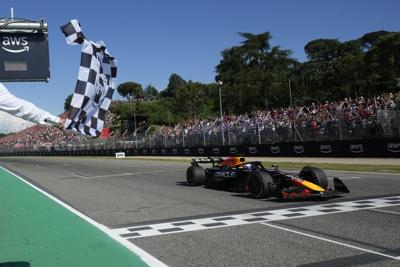 Red Bull driver Max Verstappen wins F1's Emilia-Romagna Grand Prix