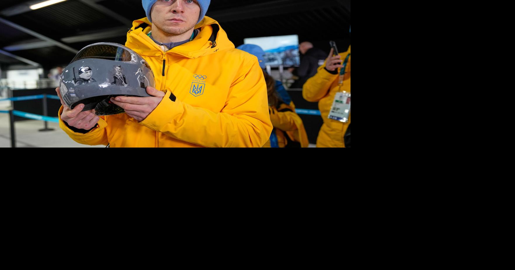 Olympians toe line between solidarity and sacrifice. Ukrainian banned over helmet the latest example