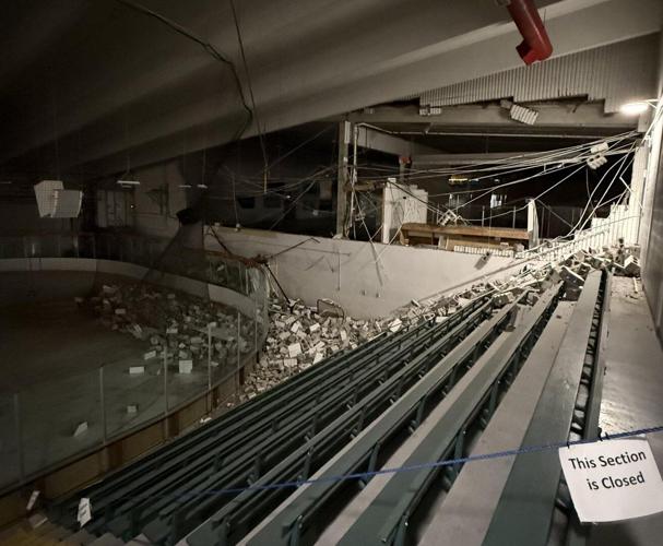 Blast at Alberta rink cracked concrete block walls, but no one was injured