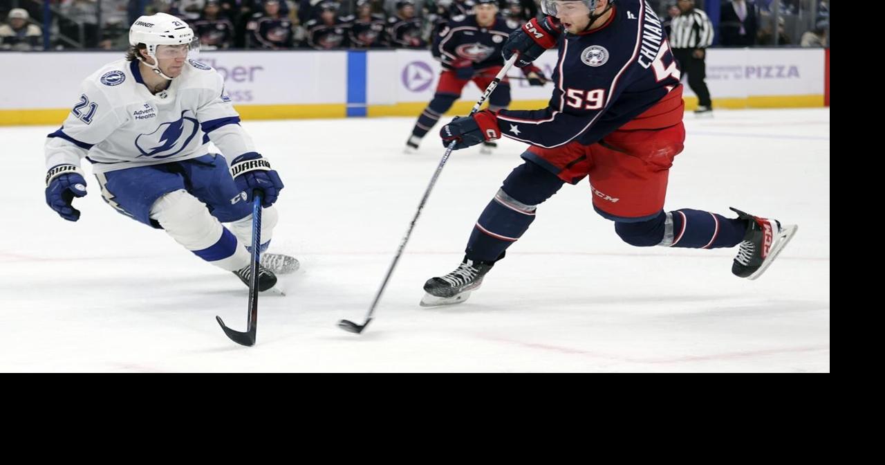 Blue Jackets rally from 3-goal deficit to beat Lightning 7-6 in overtime
