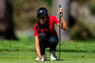 Canada's Aphrodite Deng learns from Nelly Korda at junior golf event
