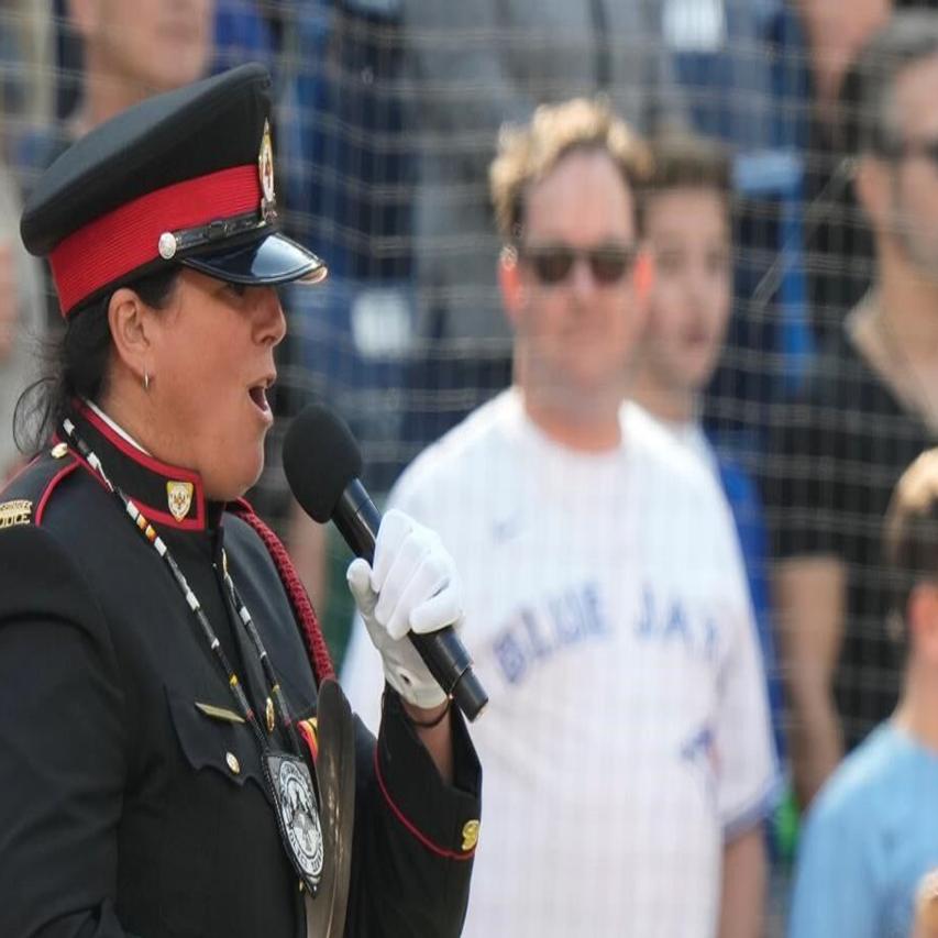 Indigenous police officer hopes to inspire with trilingual 'O Canada' at  Jays game