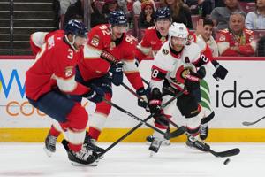 Matthew Tkachuk has goal and 3 assists as Panthers strike fast, tip Senators 6-3