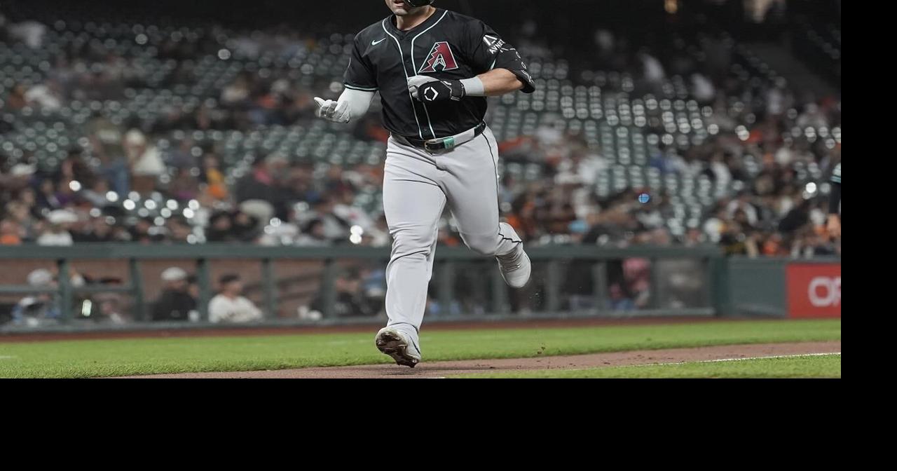 Randal Grichuk homers twice as Diamondbacks hold off Giants 8-7