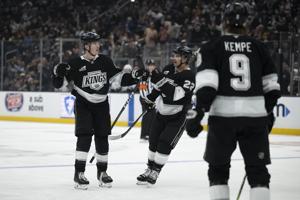 Kevin Fiala returns to Kings' lineup with goal, assist after being scratched for missing meeting