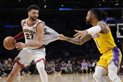 D'Angelo Russell - Golden State Warriors - Christmas Day' 19 - Game-Worn  City Edition Jersey - Scored 20 Points