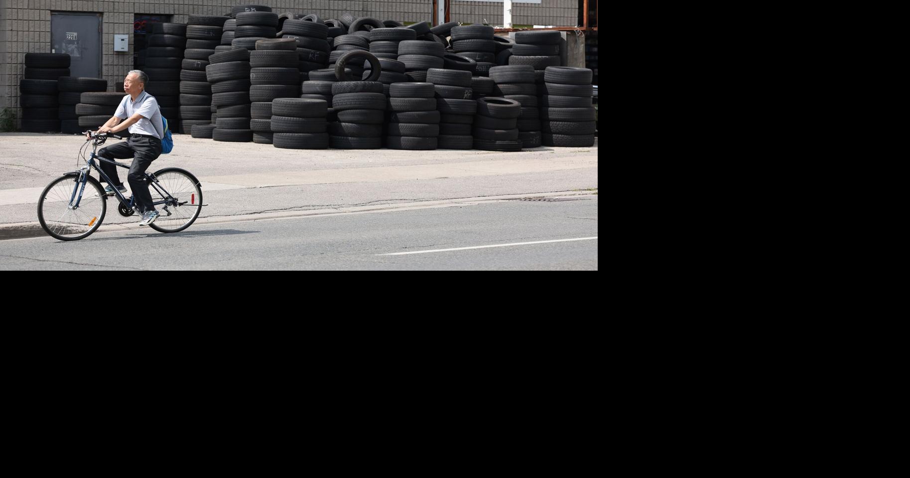 Tire recycling fees rise — again — even as used tires pile up across the province