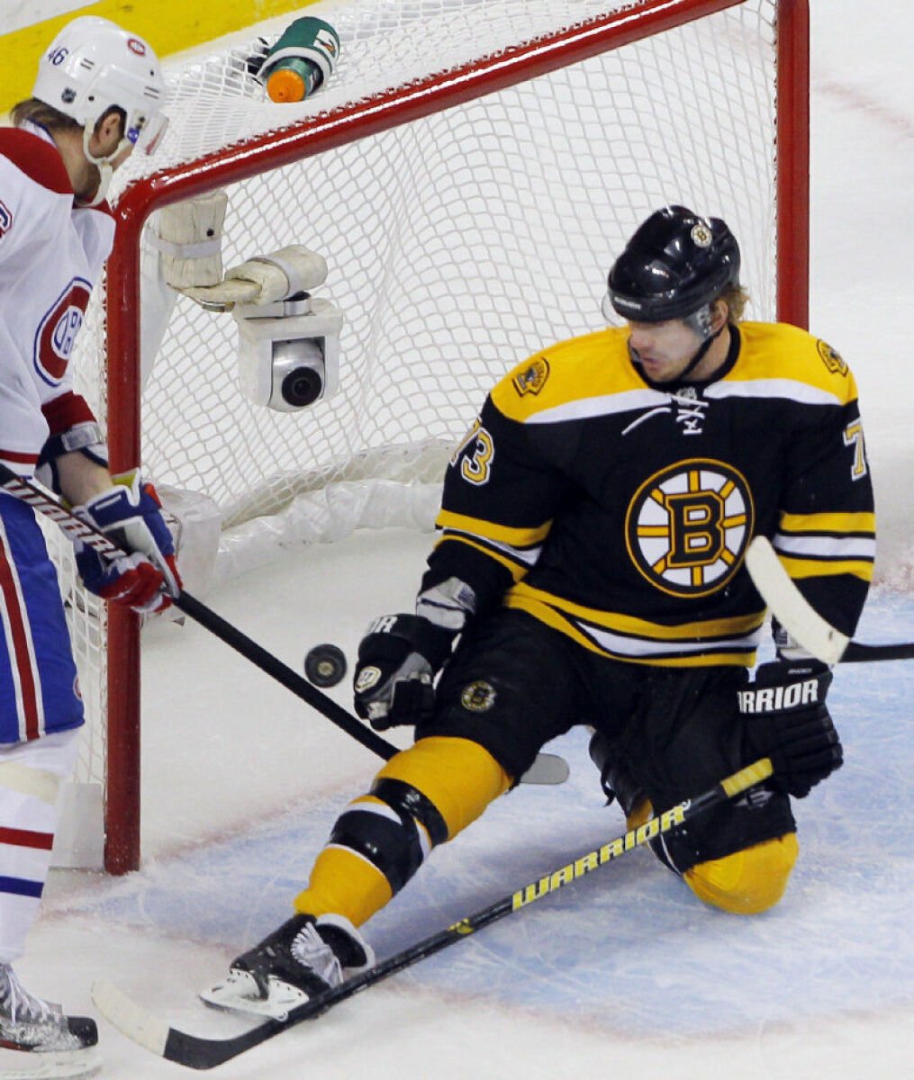 Bruins knock off Habs 2 1 in OT