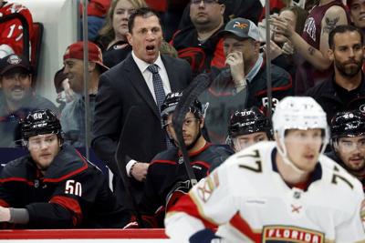 Hurricanes' Game 2 loss to Panthers offers an unwelcome repeat of conference-final history from '23