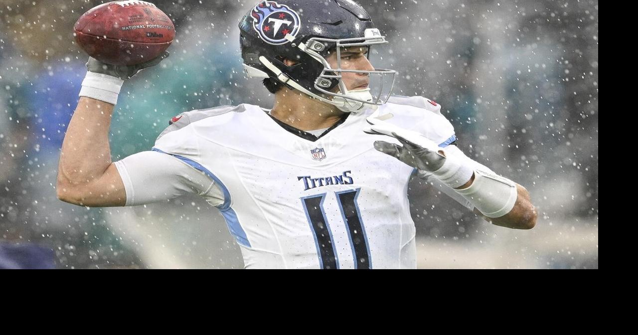 The Titans starting QB Will Levis in their regular-season finale against the Texans