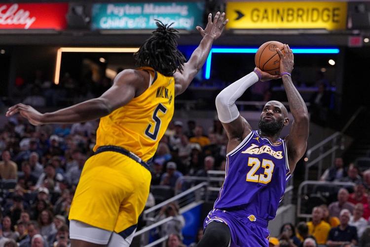Luka Doncic scores 43 as Lakers beat Pacers 137-130 with Caitlin Clark ...