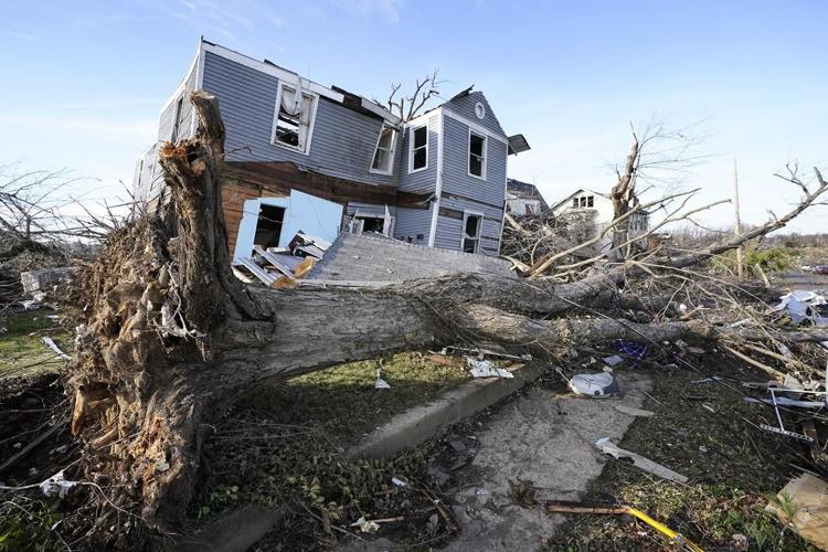 Kentucky remembers tornado victims as rebuilding continues