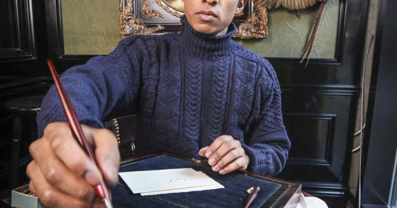 Authentic calligraphy, complete with blemishes, returns with an elegant ...