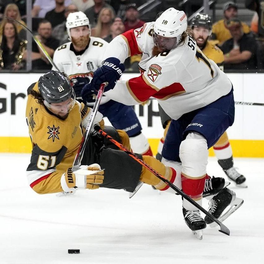 Golden Knights take 2-0 lead in Stanley Cup Final with 7-2 win