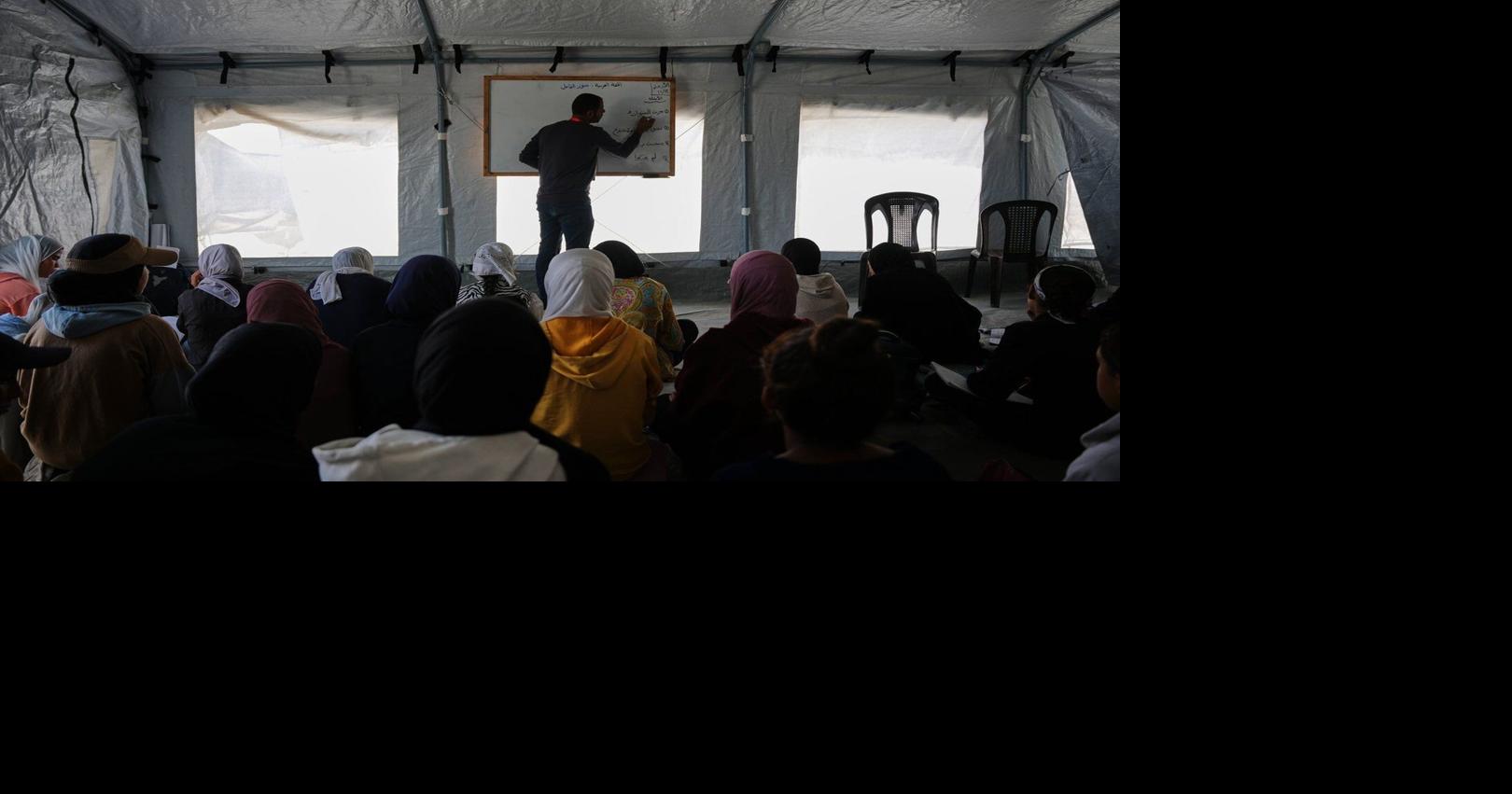 Most of Gaza’s schools are destroyed and hundreds of thousands of children cannot go back to class
