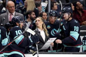 Jessica Campbell is focused on coaching the Kraken, but her barrier-breaking impact is hard to ignore