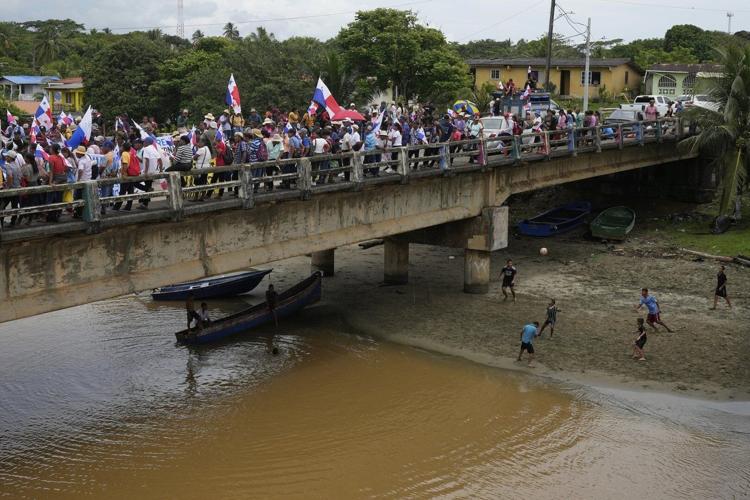 Planned water reserve intended to ease shortages in the Panama Canal fuels river protest