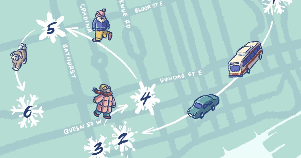 Follow this map for a fun winter day in the city