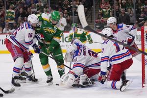Shesterkin makes 46 saves to help the Rangers to a 4-2 win over the Wild