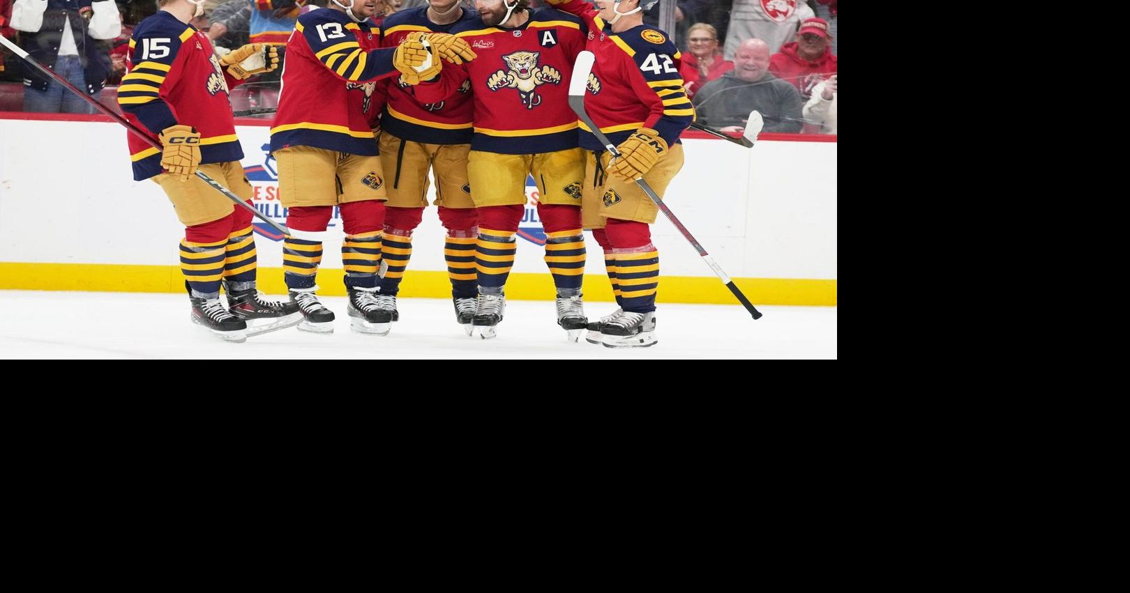 Florida holds off Colorado 2-1, hands Avs just 3rd regulation loss of season