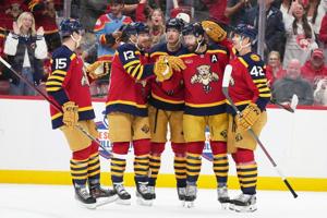 Florida holds off Colorado 2-1, hands Avs just 3rd regulation loss of season