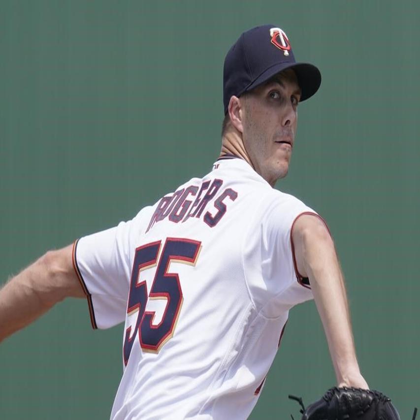 Minnesota Twins starting pitcher Randy Dobnak delivers in the