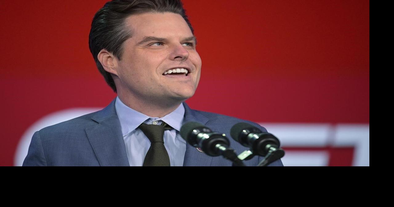 Matt Gaetz once faced a sex trafficking investigation by the Justice Department he could now lead
