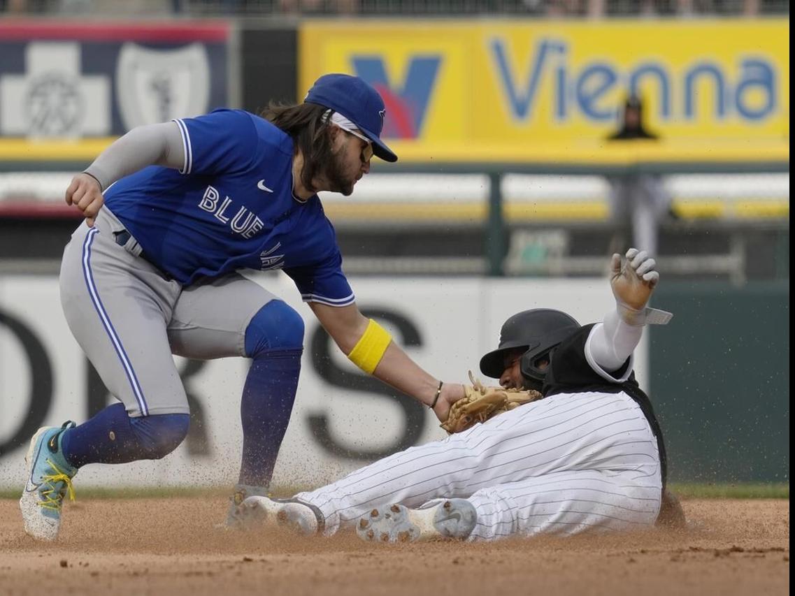 Blue Jays' Whit Merrifield leaves Game 2 of ALWC