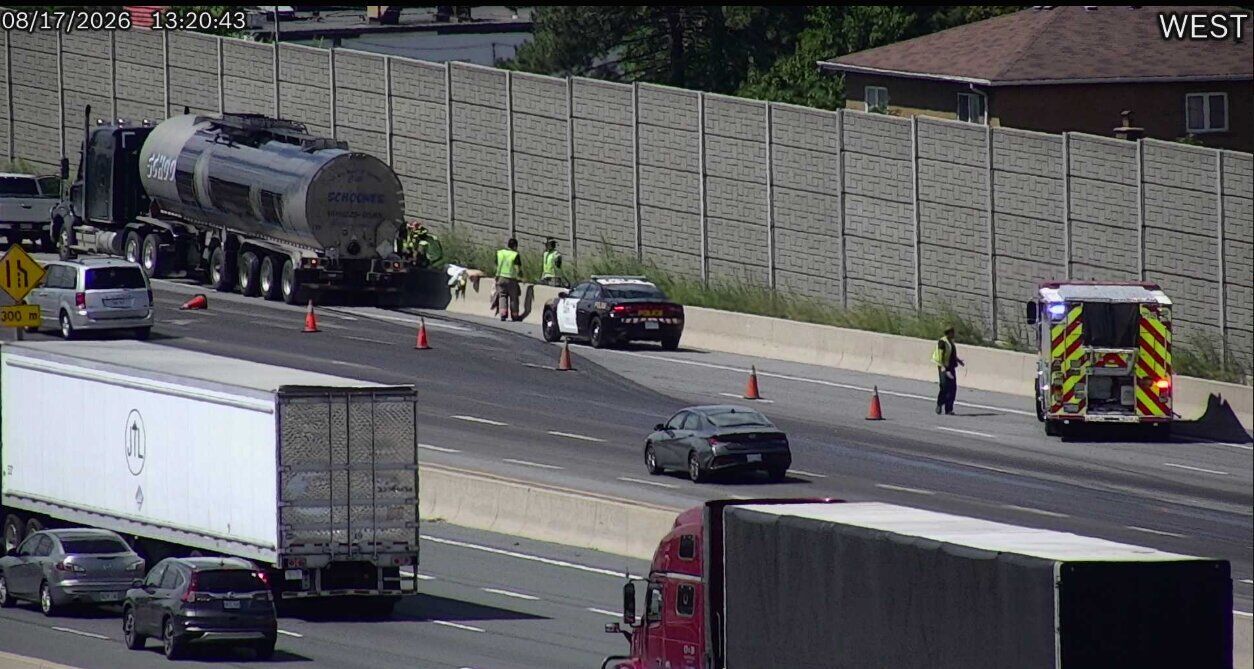 Oil spill causes 'major delays' on westbound Highway 401 past Keele as OPP closes collector lanes