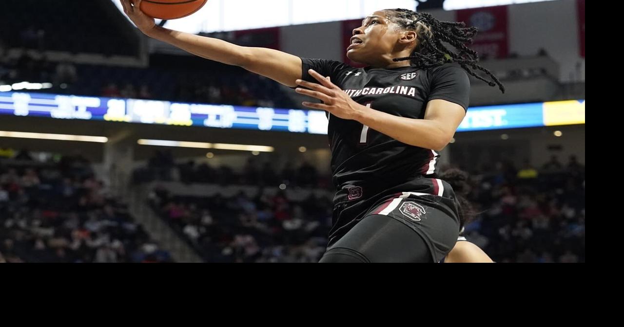 Top-ranked South Carolina edges Ole Miss in OT