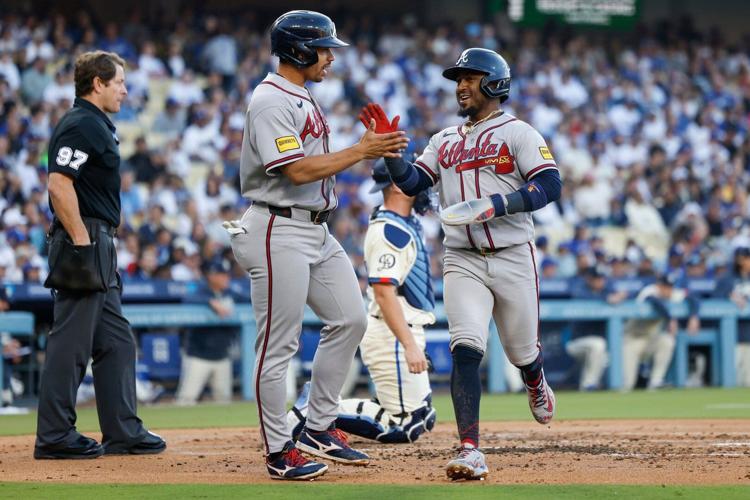 Braves batter Blake Snell for five runs in 7-2 win over Dodgers to end losing