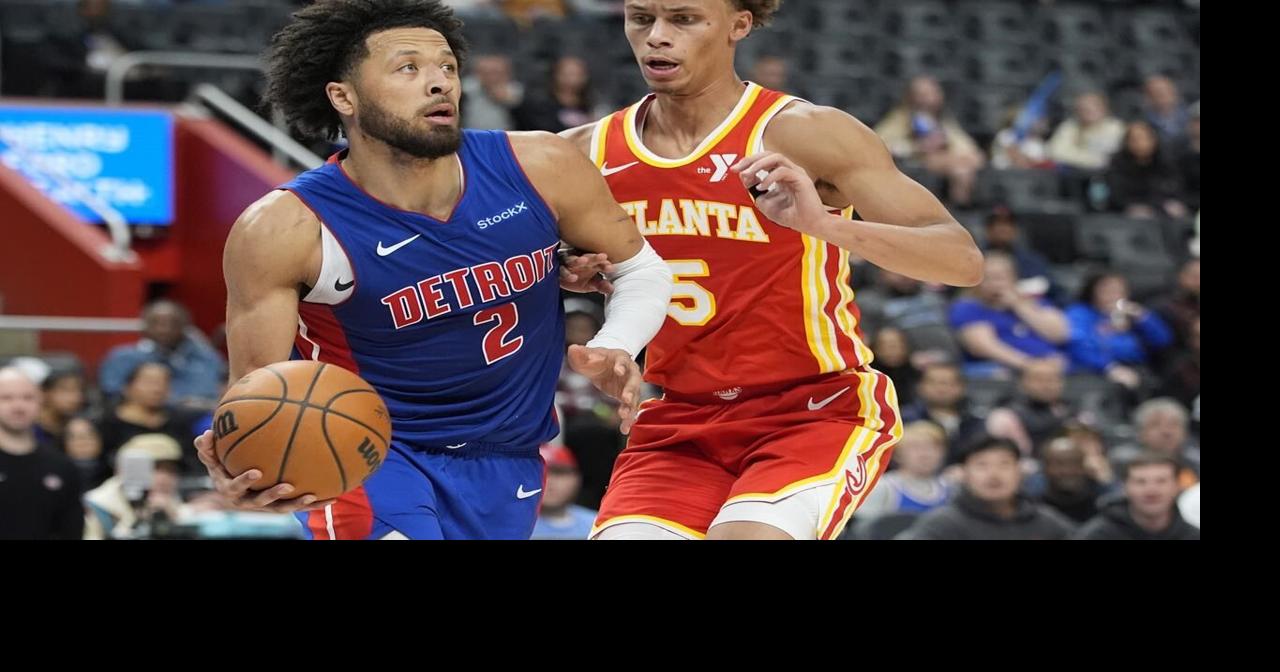 Cunningham finishes triple-double with huge plays at both ends as Pistons beat Hawks 122-121