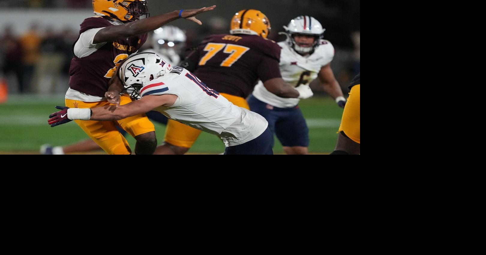 Arizona forces 5 turnovers, spoils rival Arizona State’s Big 12 repeat title hopes with 23-7 win