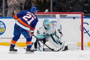 Horvat, Palmieri score in shootout to back Rittich in Islanders' 1-0 victory over Kraken
