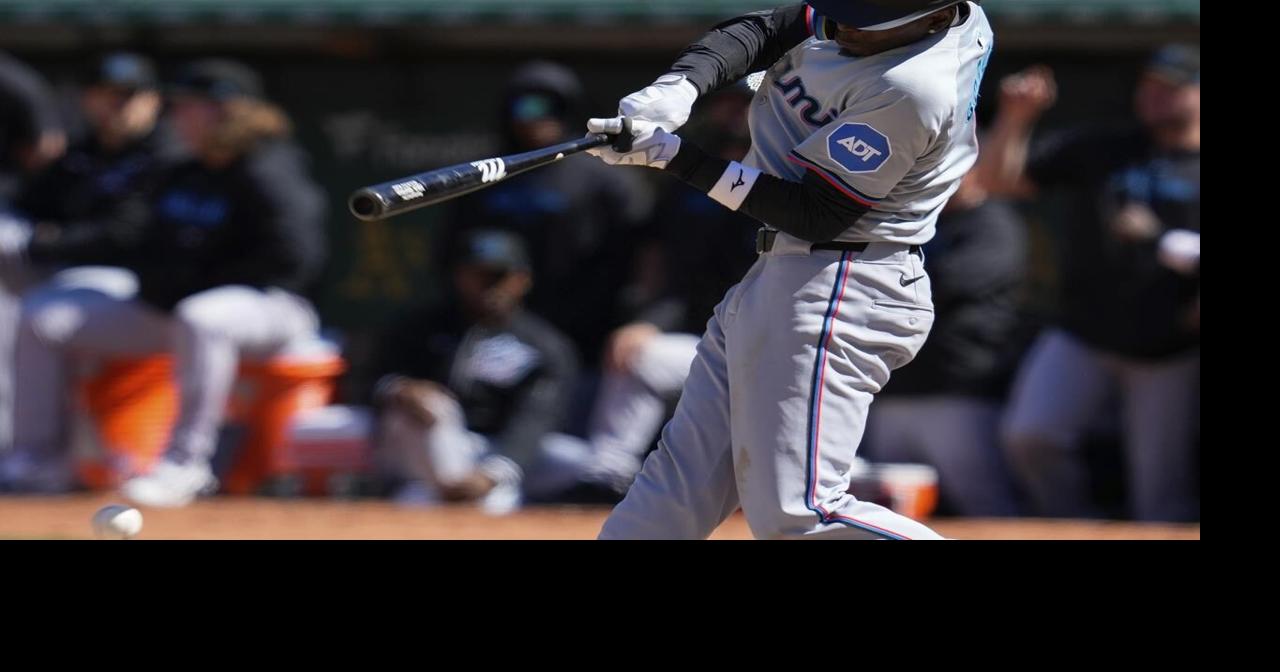 Nick Gordon homers and gets 4 hits to lead Marlins past A's 12-3