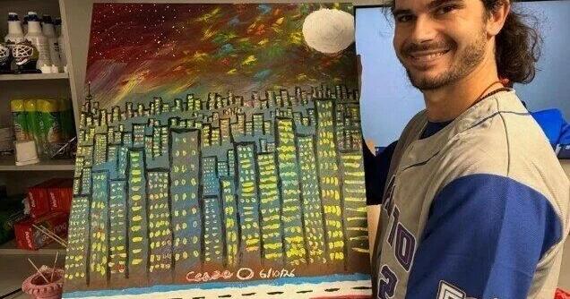 From the Blue Jays mound to the AGO: Pitching ace Dylan Cease's painting to go on display