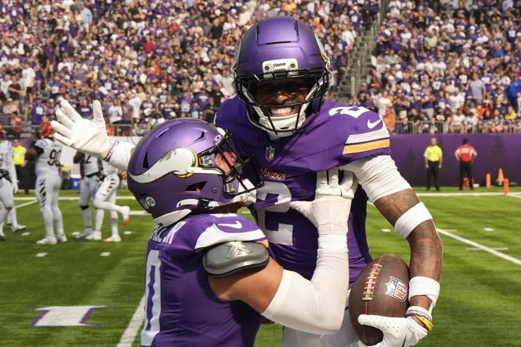 Vikings sail past bumbling Bengals 48-10 in Wentz's debut behind pair of TDs on D by Isaiah Rodgers