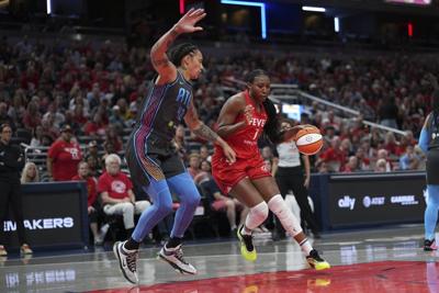 Kelsey Mitchell scores 25 and the Fever use a 59-point second half to beat the Dream 99-82