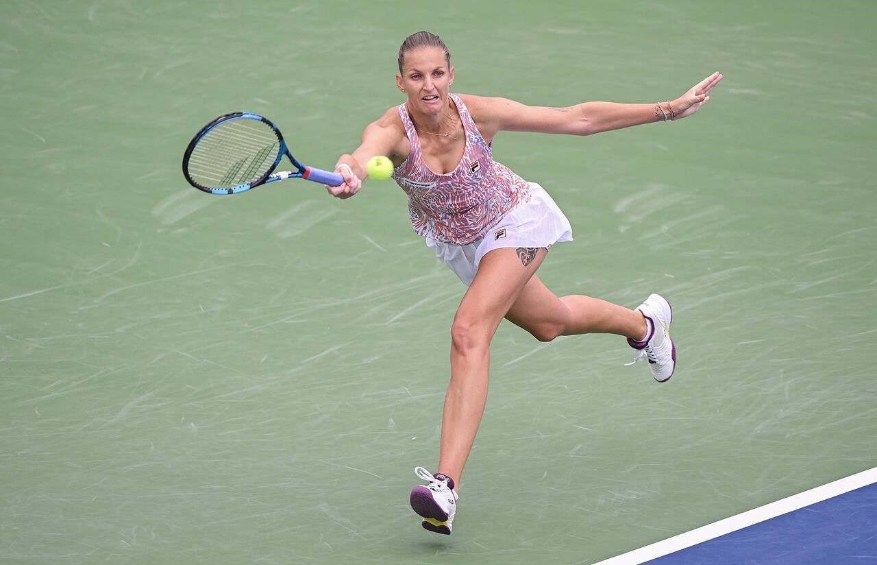 Karolina Pliskova advances to second round at National Bank Open