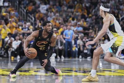 Cavs' Donovan Mitchell to get MRI of ankle he injured in Game 4 of Eastern semis against Pacers