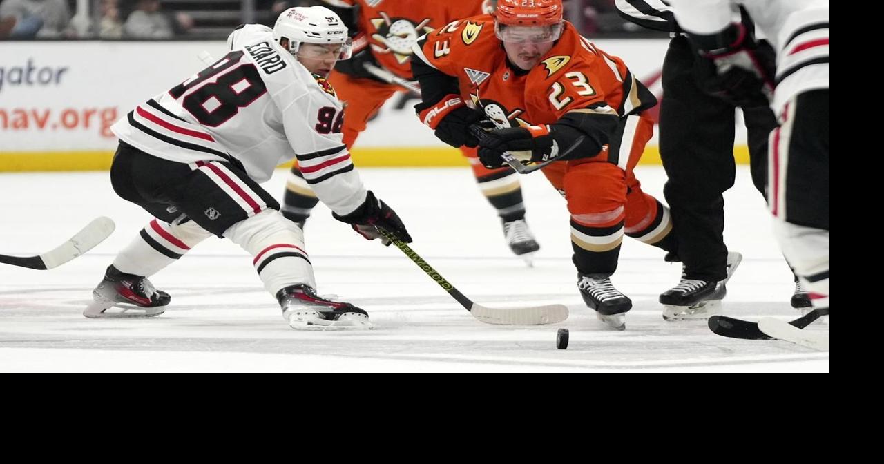 Bedard has 3 assists as Blackhawks defeat Ducks 4-2